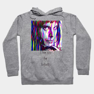 I love you for Infinity (color Drama Stare) Hoodie